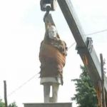 Nehru's Statue removed in allahabad by Yogi Adityanath