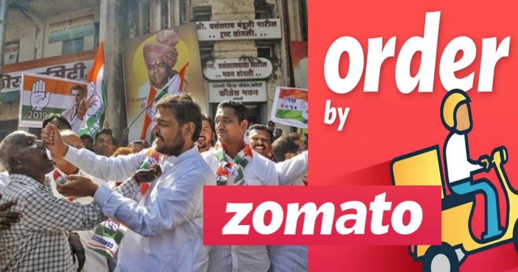 Congress Orders Laddoos via Zomato, Only 10% Reaches Them