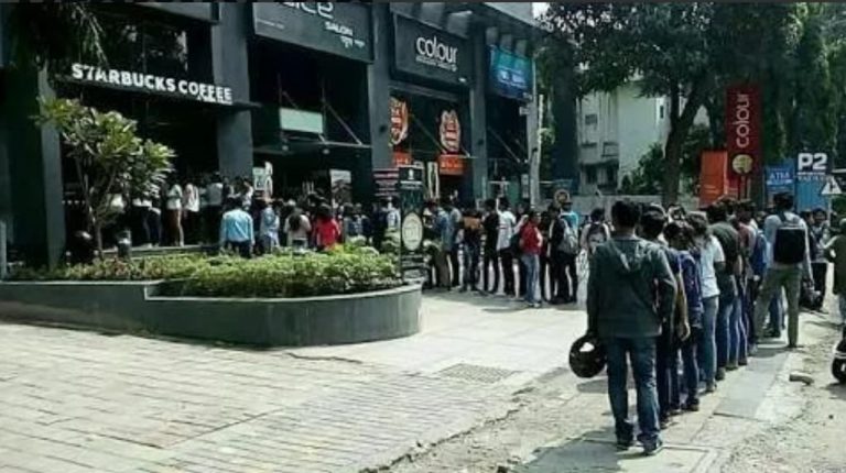 Polling Booths Of South Delhi Painted As Starbucks To Ensure Maximum Voter Participation