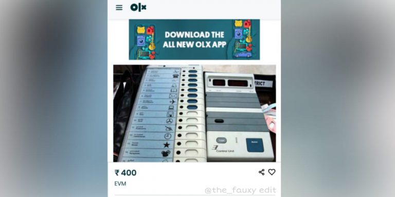 EVM Found On OLX After Last Ever Elections Of The Country Conclude