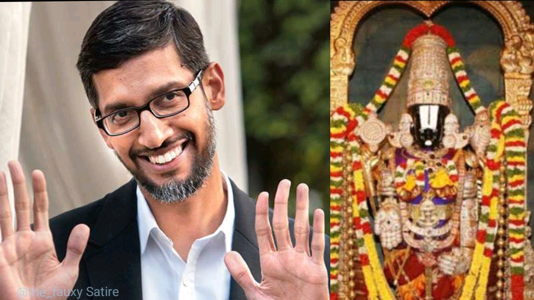 Sundar Pichai Beats Tirupati Bala Ji To Become The Highest Earning South Indian