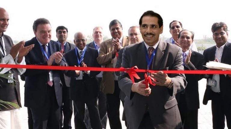 Vadra inaugurates farm house hoping that in future CBI can keep him there