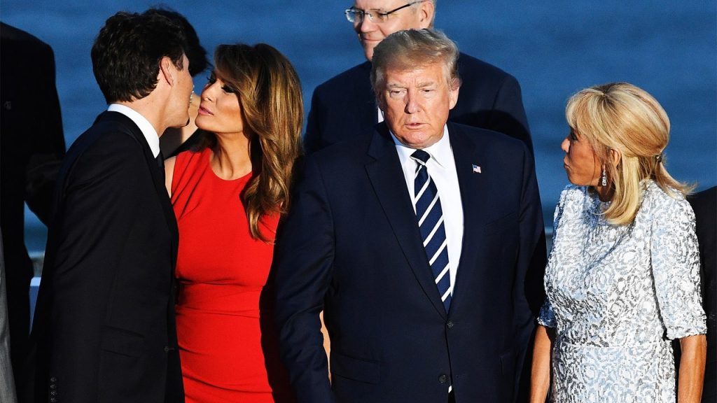 Trump offers mediation between Melania Trump and Justin Trudeau