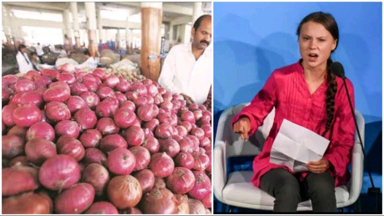 Greta Thunberg cancels her India visit after Onion price soars