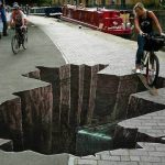 A Biker Dies After Falling in a 3D-Painted Pothole