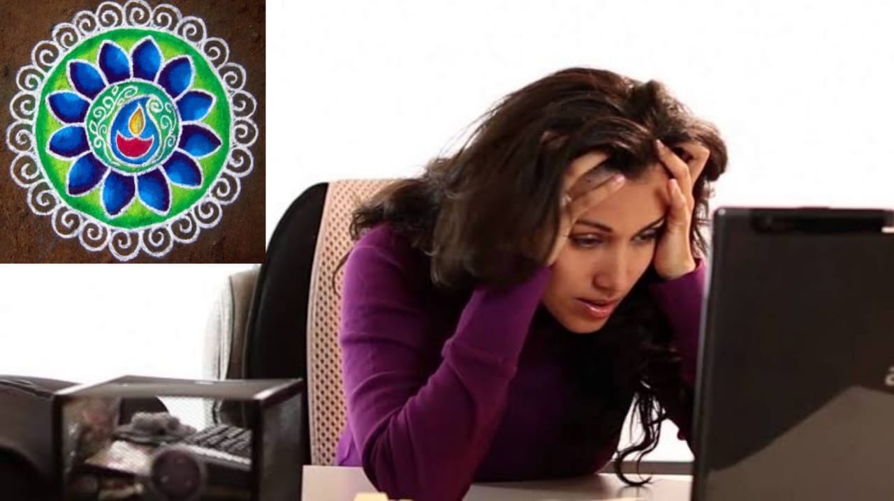 HR employee busy in generating payroll fired for not focussing on rangoli competition during Diwali