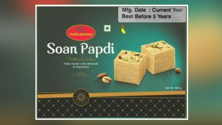 Manufacturer printing 'current year' as manufacturing date to prevent Soan Papdi boxes from reaching expiry date