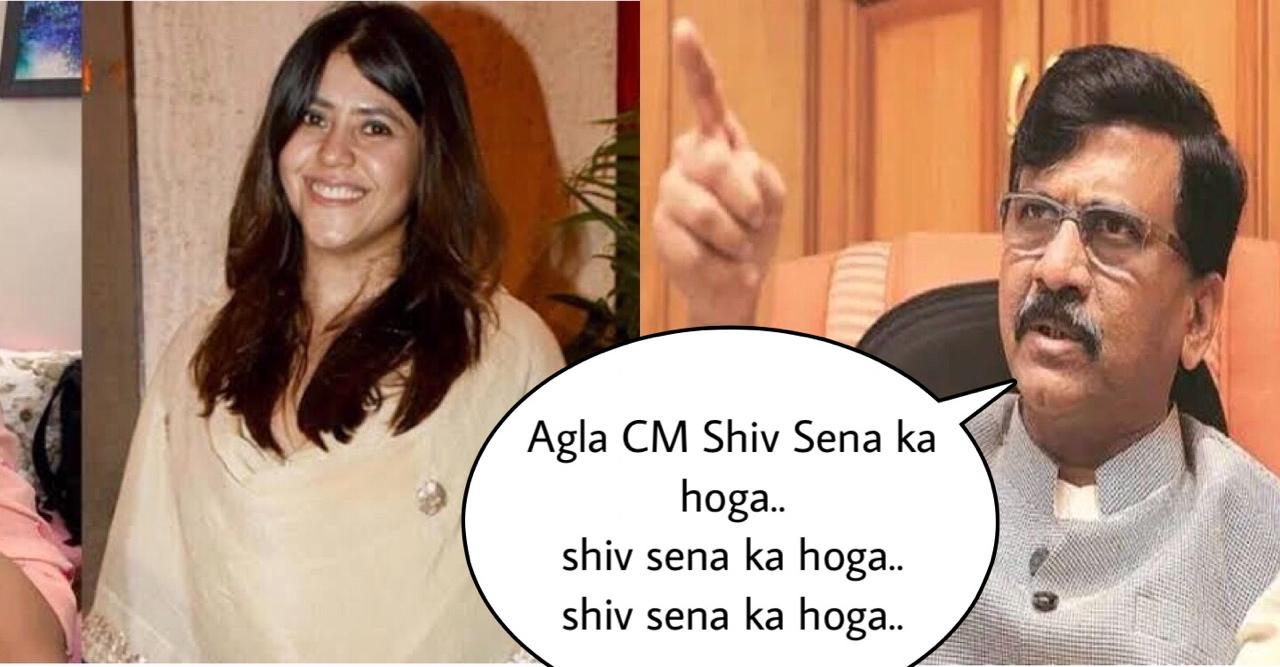 Ekta Kapoor to approach Sanjay Raut for a role as he keeps repeating the same lines 3-4 times