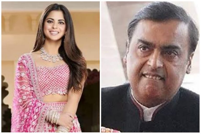 Isha Ambani repeats the blush pink lehenga for Armaan Jain’s wedding, Mukesh Ambani sends her for DNA test