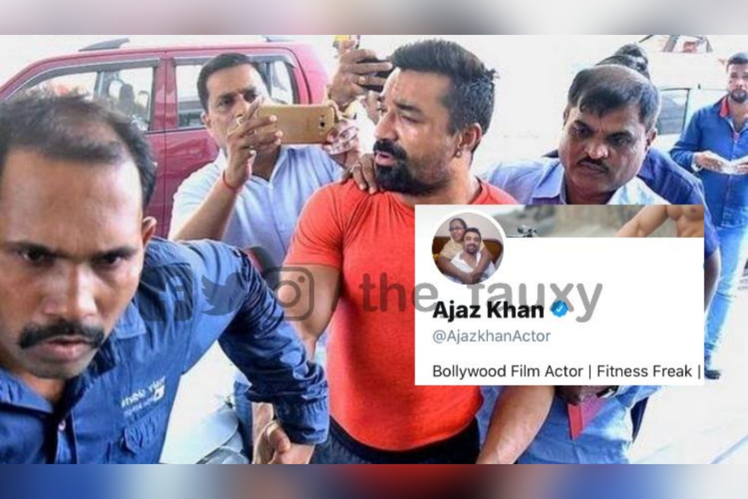 Ajaz Khan was arrested for writing ‘actor’ in his twitter bio, says Mumbai police.