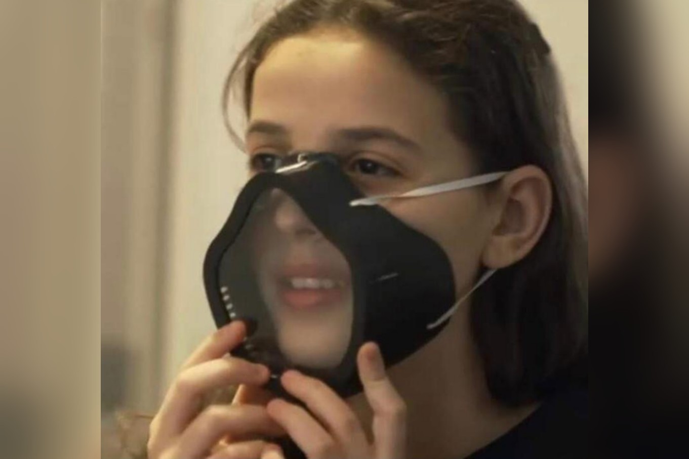 Cosmetic company develops transparent mask so that girls don’t have to worry about their makeup