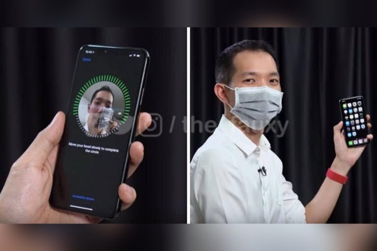 Apple updates iPhone with Face ID working while wearing mask too