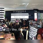 People gathered for anti-racism protest loot a makeup store