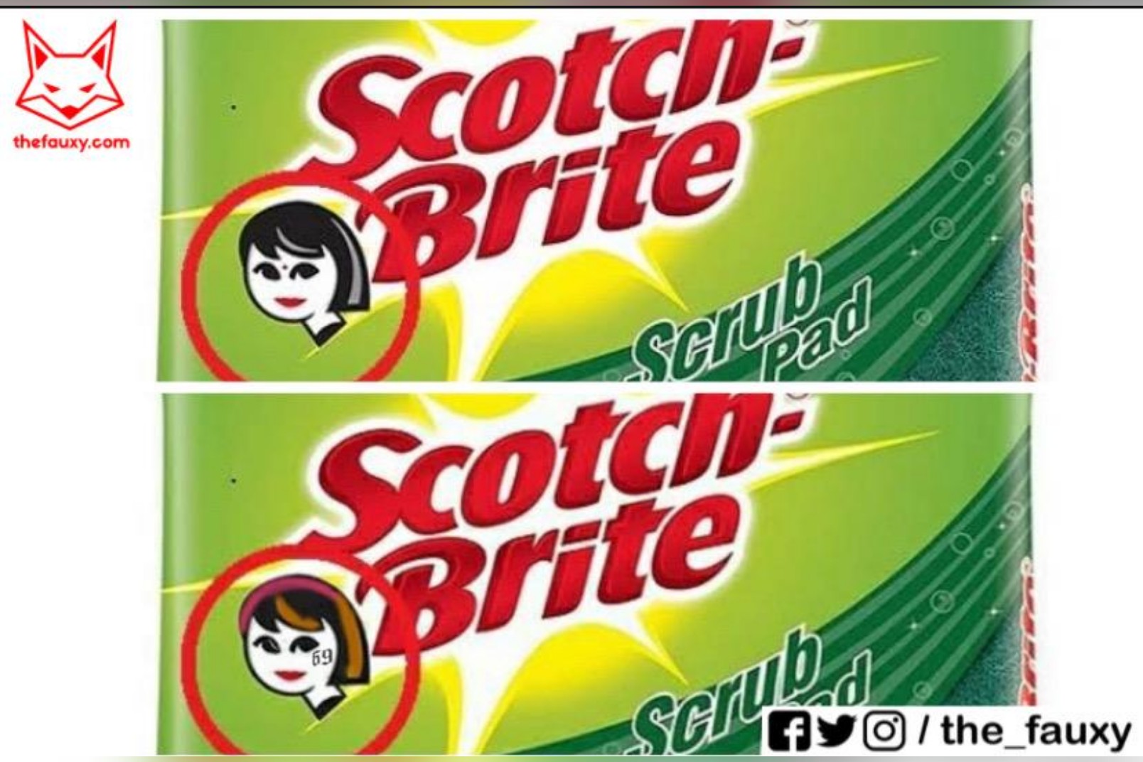 Scotch Brite Replaces Regressive Bindi Woman With A Modern Inked Woman In Its Logo.