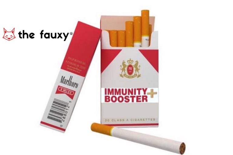 Cigarette Company prints ‘immunity booster’ on pack