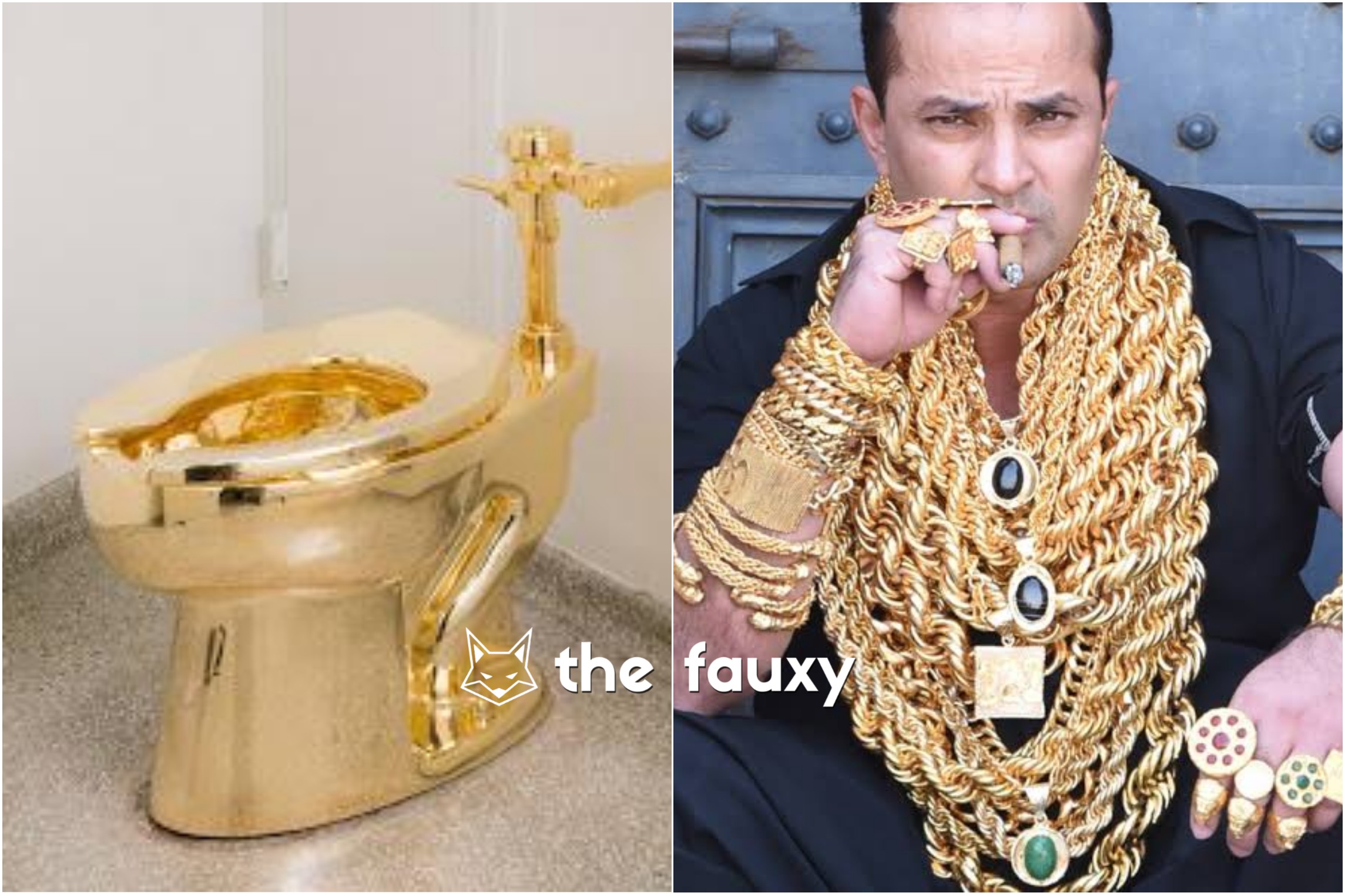 Meet the man who shits on golden pot