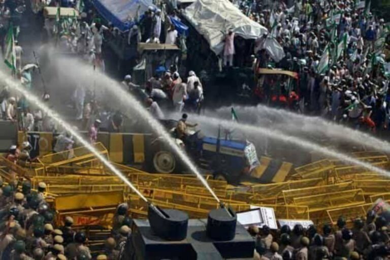 People From Rajasthan Join Farmer Protest After Learning Water Cannons Being Used