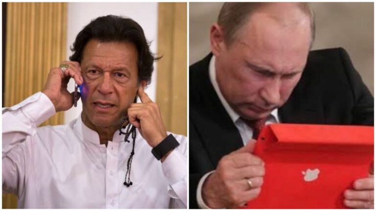 Pakistan Imran Khan Talks Putin