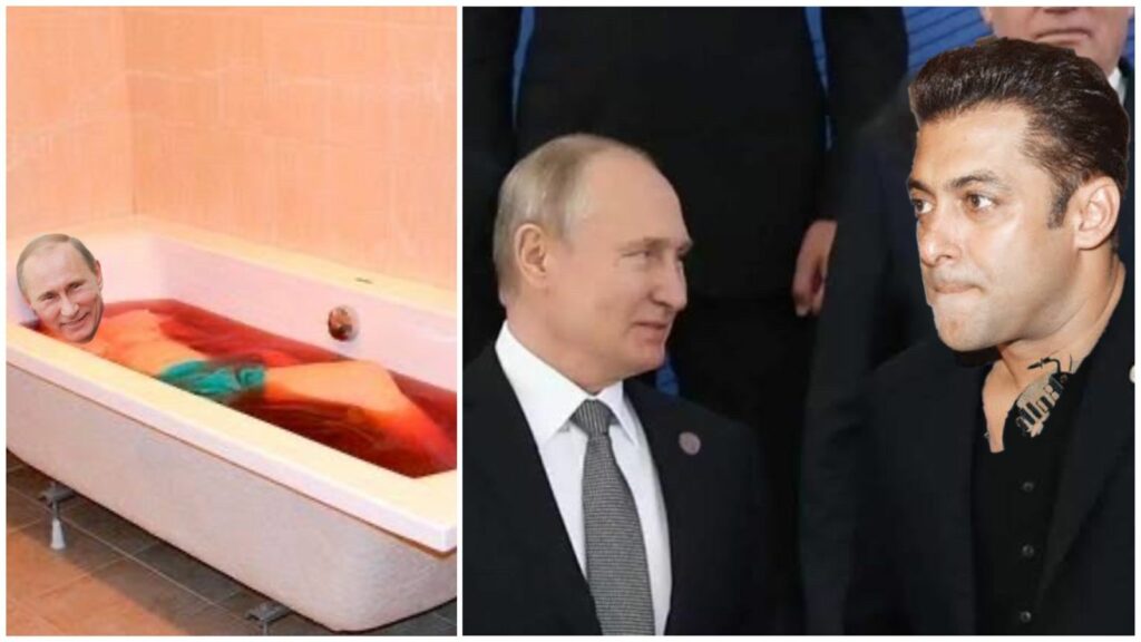 Putin Deer Antler Blood Bath