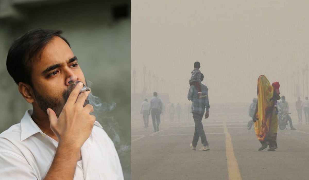 Delhi man shifts to Bangalore to avoid breathing polluted air, starts smoking after feeling homesick