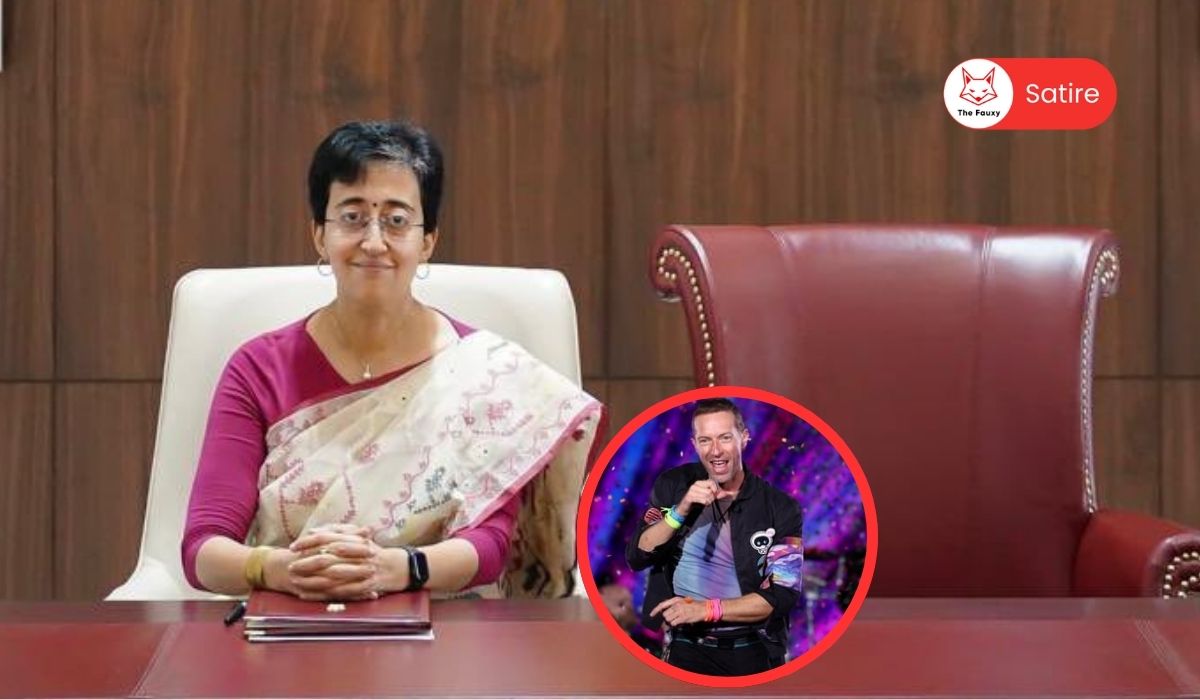 Atishi buys two tickets for the Coldplay concert, to leave one seat empty for Arvind Kejriwal