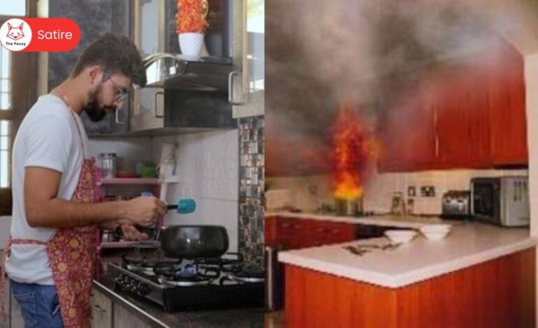 Man burns down his house while following a YouTube cooking tutorial