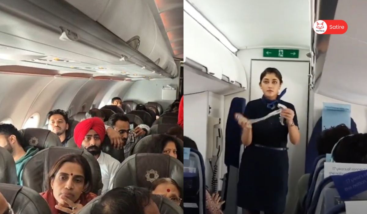 Passengers stranded on flight for 7 hours after landing as safety lessons in all languages remain unfinished