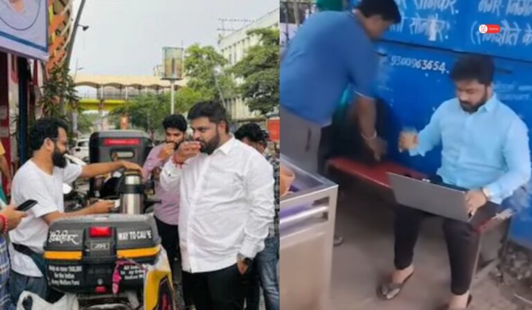 Frustrated with Employees Spending More Time at Tea Shop Than in Office, Boss Shifts His Cabin to the Tea Shop